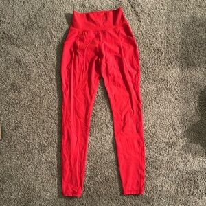 Alphalete size small red leggings